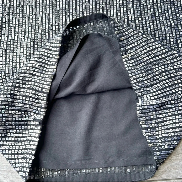 Marciano Sequins V Neck Dolman Sleeve  Oversized Tunics Mini Dress - Picture 7 of 15